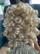 Kemper Lori Doll Wig, Super Curly, Size 10-11 Pale Blonde, NWT