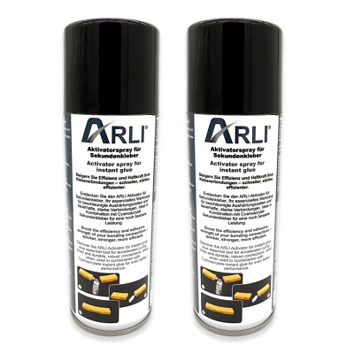2 x Aktivator Spray Sekundenkleber Superkleber Spraydose je 200ml Aktivatorspray