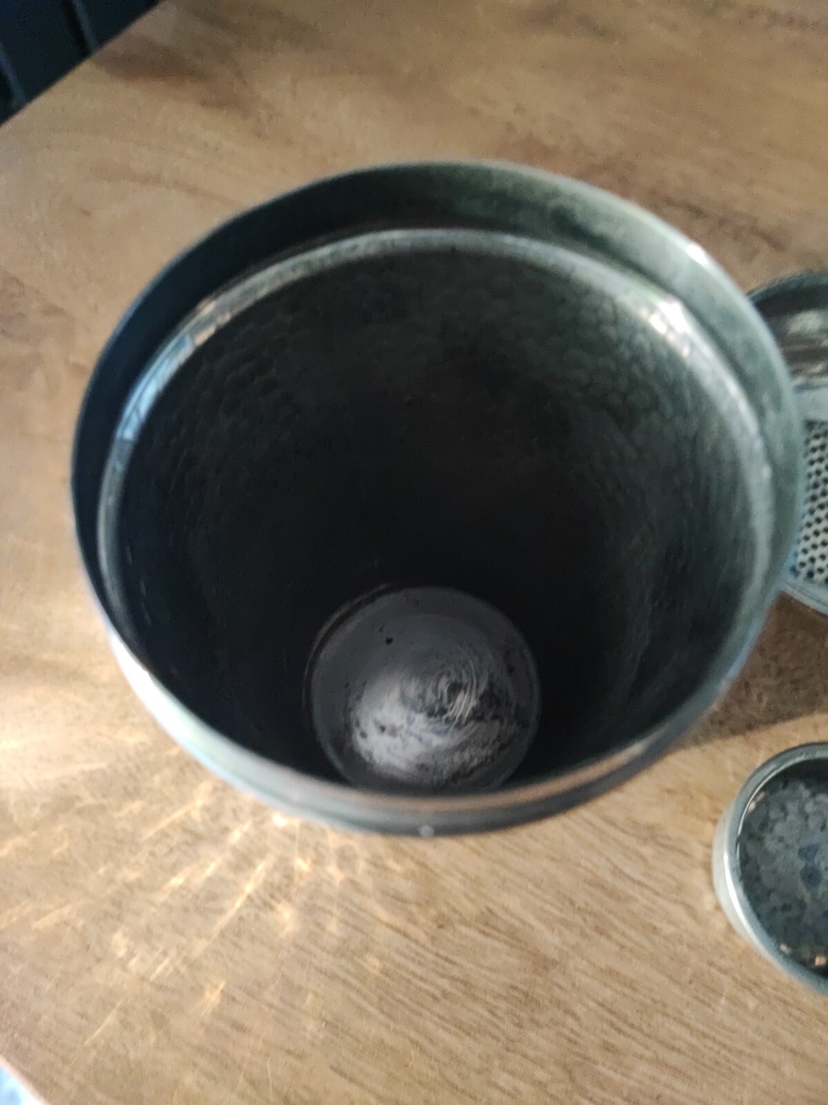 VINTAGE HAMMERED PEWTER COCKTAIL SHAKER eBay