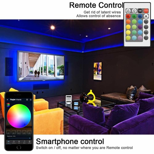 10M RGBW RGBWW LED Stripe Streifen Lichtband WiFi for Alexa Controller Netzteil - Bild 10 von 24