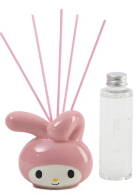 New My Melody Face Ceramic Reed Rose Diffuser In Box By Hello Kitty's Sanrio