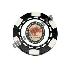 2012 PGA Championship Kiawah Ocean Dia-magnetic Clay Poker Chip Golf Ball Marker