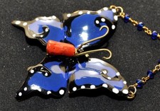 Perline a farfalla in stile tibetano a doppia faccia, 7.5x10x3.5 Perline a farfalla in stile tibetano a doppia faccia, 7.5x10x3.5