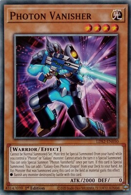 LDS2-EN050 PHOTON VANISHER COMMON 1ST EDITION YuGiOh CARD
