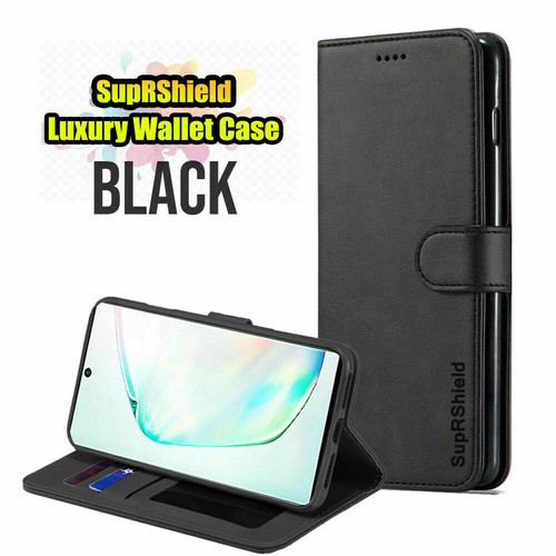 Funda billetera magnética de cuero a prueba de golpes para Samsung Galaxy S10+ Plus S10e - Imagen 8 de 22