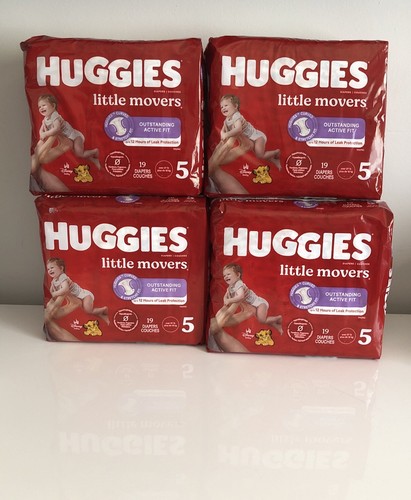 Huggies Little Snugglers Größe 5 Jumbo Pack 152ct - LeakLock Hypoallergen NEU - Bild 3 von 7