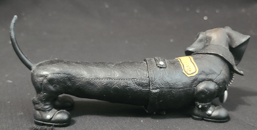 Hot Diggity Long Dog Dackel lang cool Weiner Biker Figur Westland - Bild 3 von 4