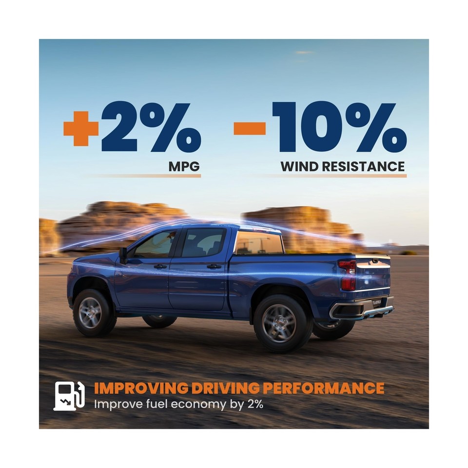 Hard Tri Truck Bed Tonneau Cover Truck Bed Compatible for 20152024