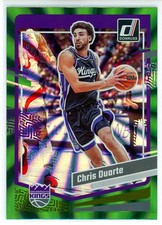 Chris Duarte 2023-24 Donruss GREEN LASER HOLO #90 Kings