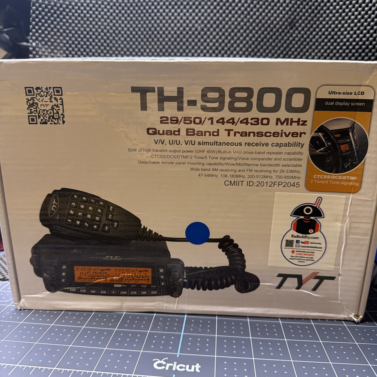TYT TH-9800 Plus 29/50/144/430 MHz Quad Band Transceiver Mobile Radio 50W