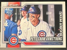 2026 Topps Series 1 Celebration Pete Crow-Armstrong #196 Dugout Peeks SSP! CUBS