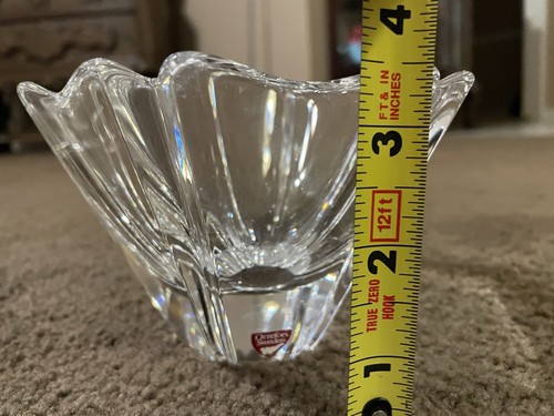 3 Sweden Orrefors Crystal Set: 2 bowls 1 vase - Picture 10 of 15