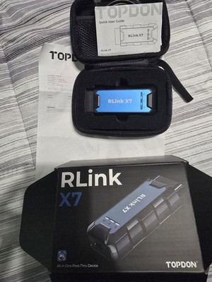TOPDON RLink X7 CAN-FD/DOIP Protocol Coding/Progarmming/Diagnose j2534