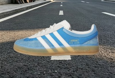   adidas Gazelle Indoor Bad Bunny San Juan Blue Double Tongue Men's Sneakers