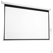 92" Motorized Projector Screen 16:9 HD Projection Screen Wall Ceiling Mount