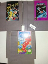 Nintendo games Snake Rattle N  Roll, Magmax, Skate or Die NES bc15   26254