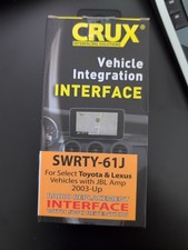 Crux SWRTY-61J Radio Replacement SWC JBL Retention For 2003-Up Toyota Lexus
