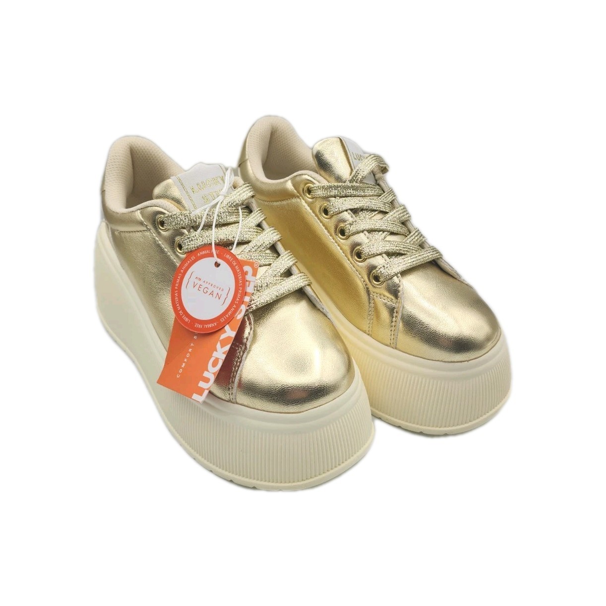 Fashion Air Cooled Sparkly Gold Size 6