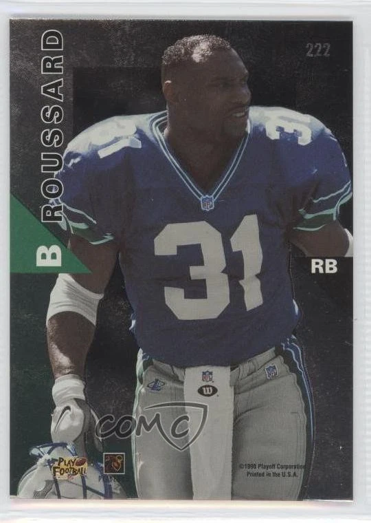 1998 Playoff Momentum SSD Steve Broussard #222 - Image 2 of 2