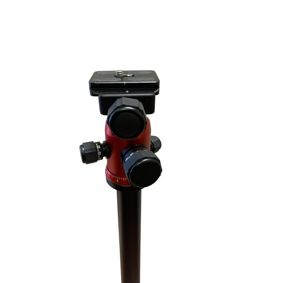 MeFoto A1350 Road Trip Aluminum Travel Tripod Black White Red - image 3 of 4