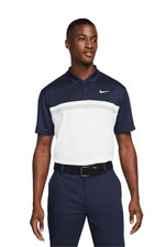 Nike Dri-FIT Victory Color Block Polo DH0845 - 451 Obsidian/White Various Sizes