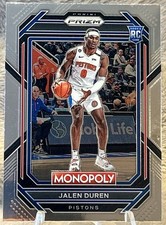 Jalen Duran 2022-23 Panini Prizm NBA Monopoly Rookie Card #27 Pistons RC
