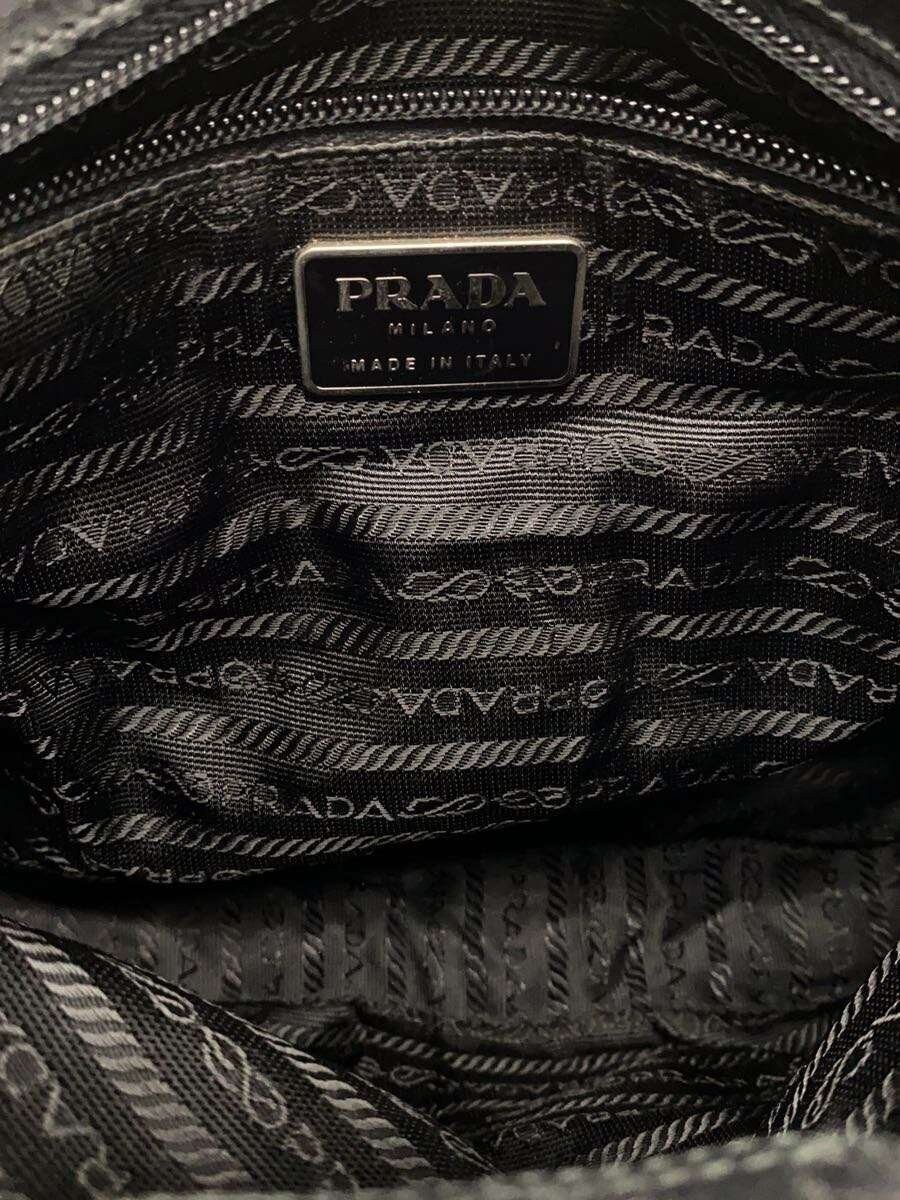 PRADA Handbag Wool BLK Solid B9446 From Japan Pra… - image 6