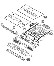 Genuine Mopar Rear Suspension Cross-Member 46...