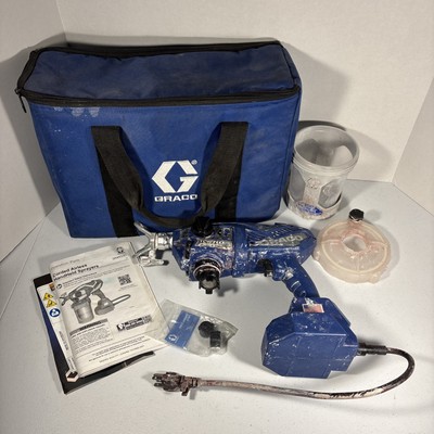 USED Graco TCPro 17N163 Corded Airless Handheld Paint Sprayer W/ Bag SEE VIDEO