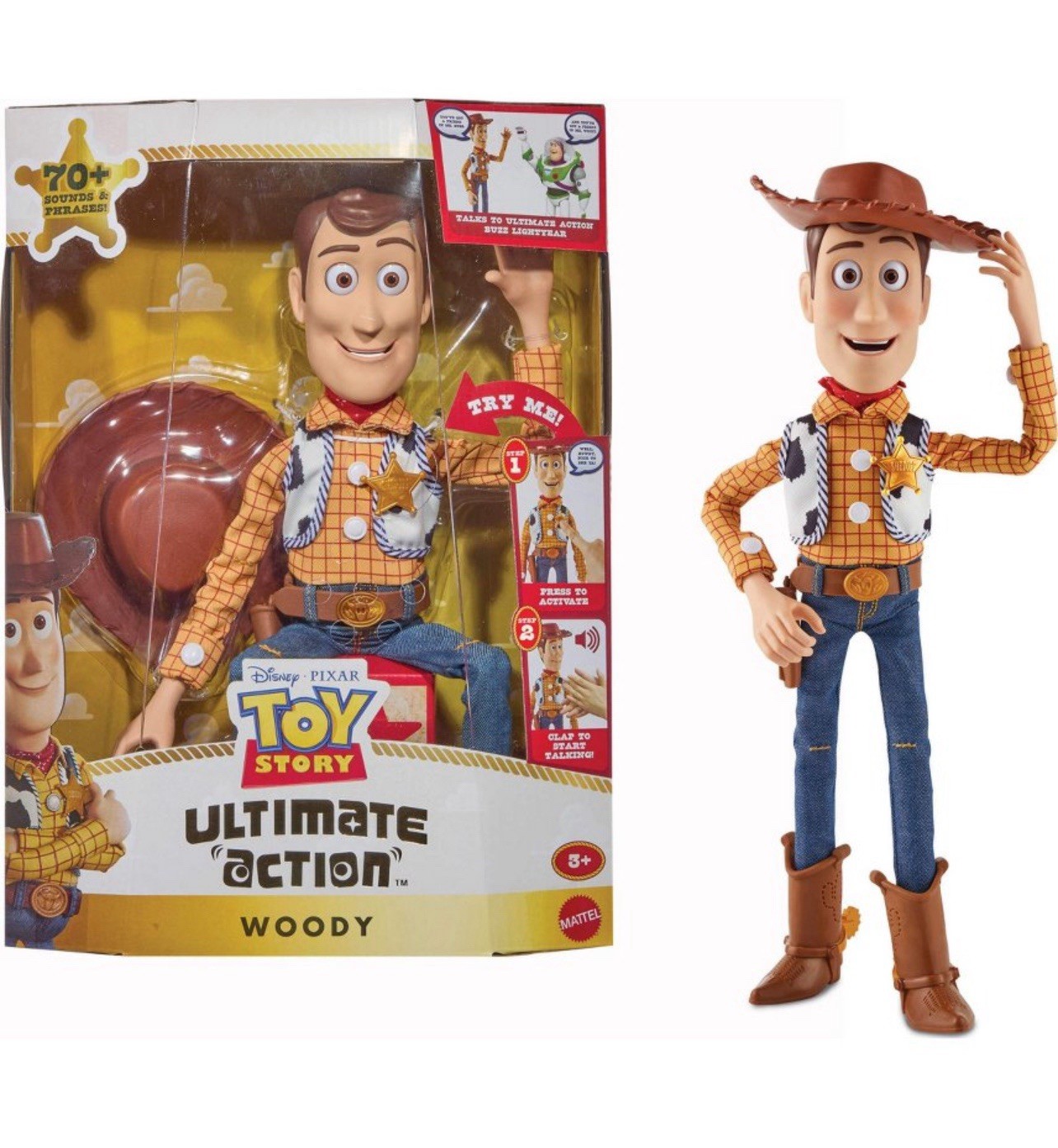 Story Woody Figure 5ultimate Action,animated Mode 16posable￼￼￼