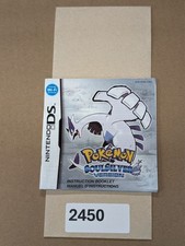 Pokemon Soul Silver Version- 3DS DS - Manual Only  NO GAME 