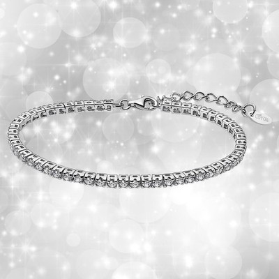 LOTUS Silver Armband 925 Silber Zirkonia Lotus Silver Pure Essential JLP1980-2-1