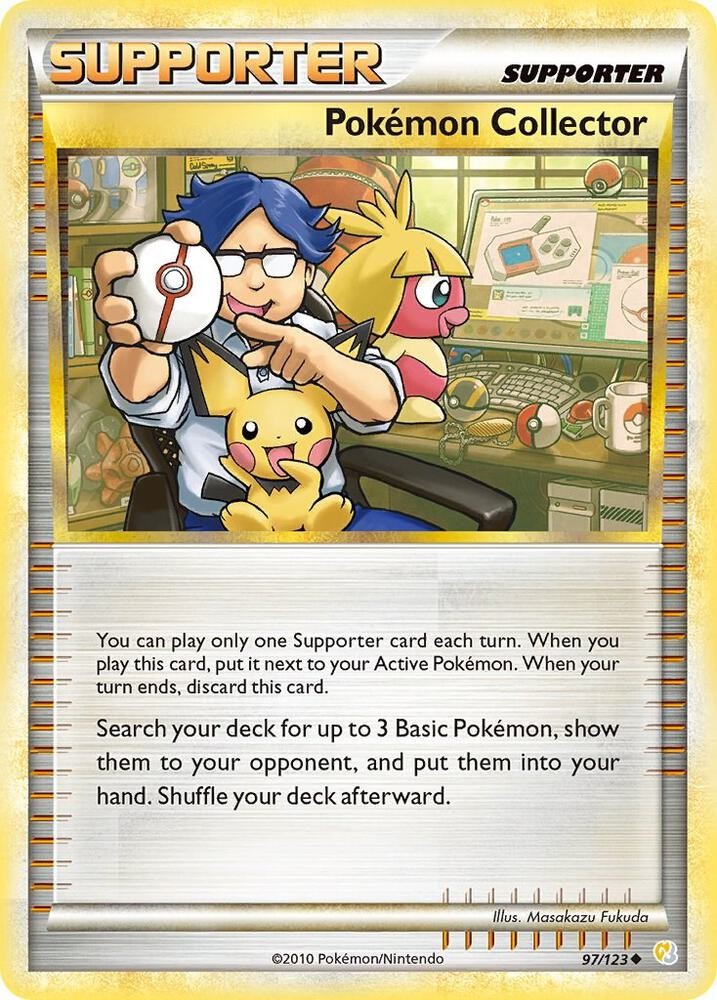 Pokemon Collector Uncommon HeartGold SoulSilver 97/123 NM