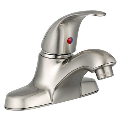 American Motorhome RV 4" Satin Single Lever Bathroom Tap DF-NML210-SN