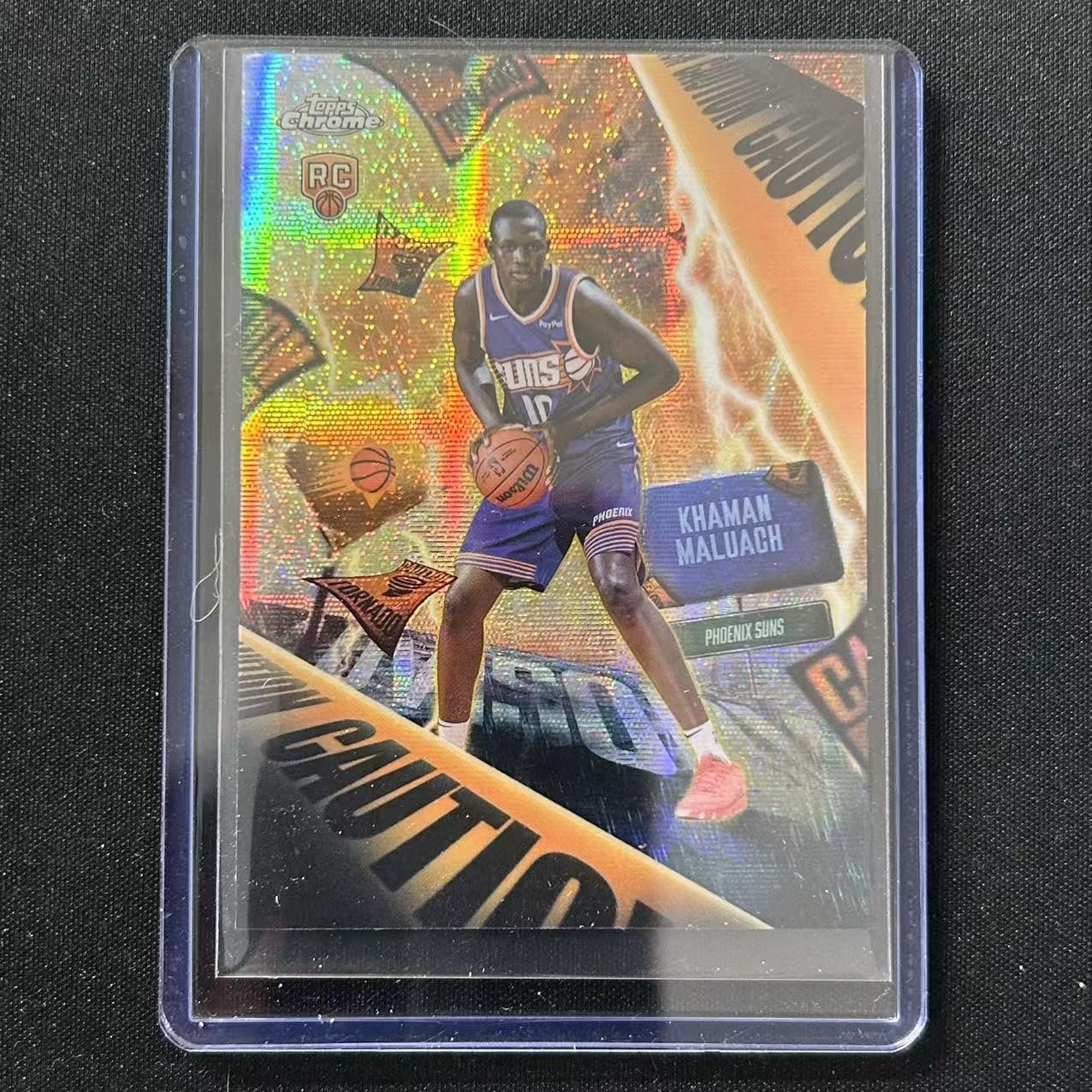 ❓2025-26 TOPPS CHROME BASKETBALL ADVISORY RC KHAMAN MALUACH #AD-10 SSP