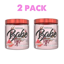 (2 Pack) Bucked Up Babe Pre-Workout Watermelon Splash, 10.7 oz, Free Shipping