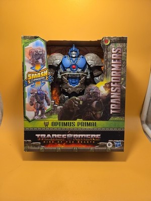 NEW Transformers 7 Rise of the Beasts Smash Changer 9'' Optimus Primal Gorilla