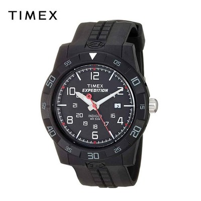 TIMEX Expedition Rugged Field Herrenuhr Schwarz T49831 Analog Quarz