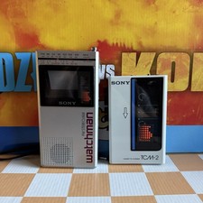Vintage Sony Walkman And Watchman TCM-2 FD-30A Stereo Mini Cassette For Parts