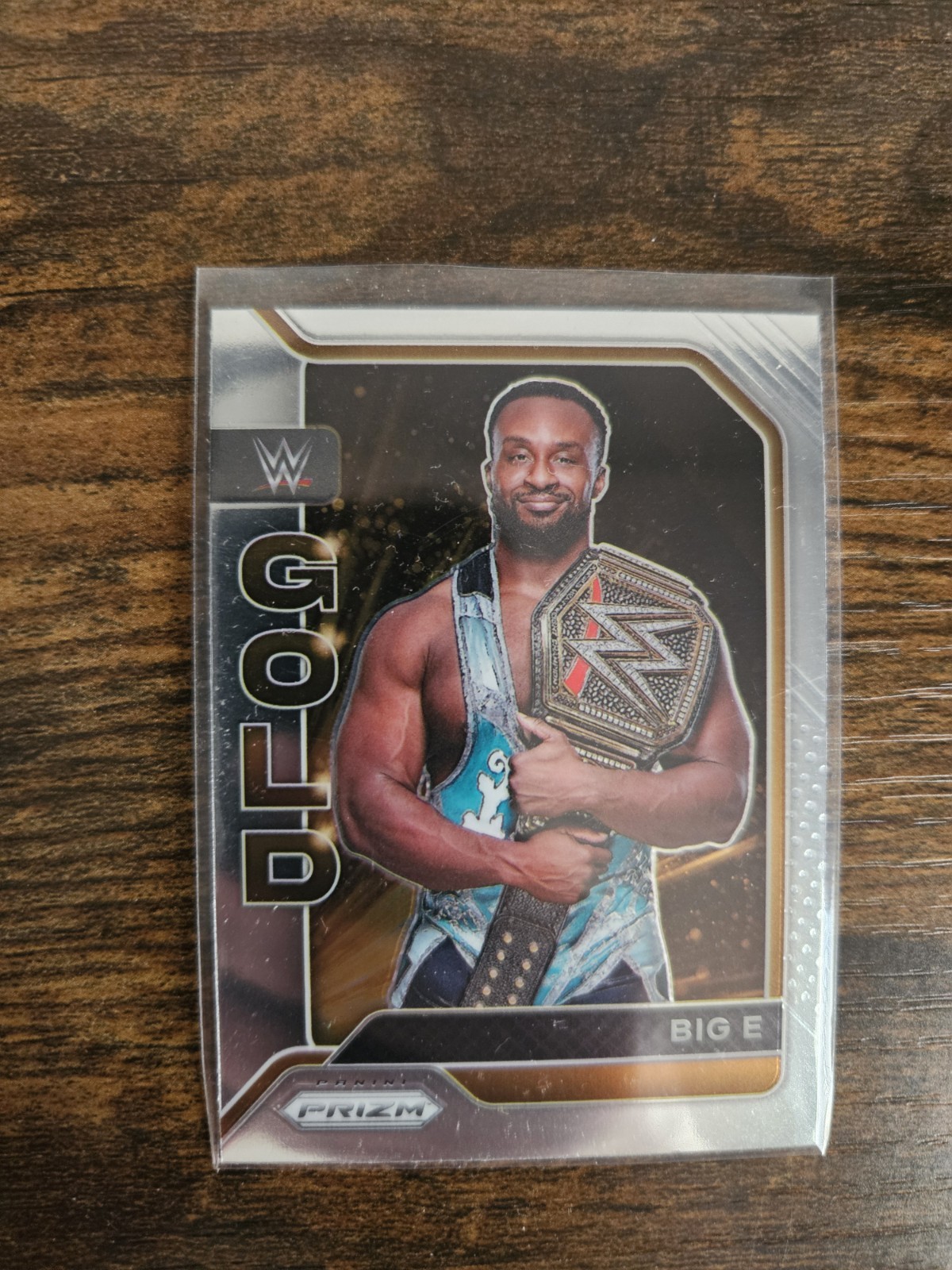 2022 Panini Prizm WWE #10 Big E - GOLD Insert