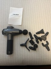 TOLOCO Percussion Massage Gun TO-M63 - 10 Interchangeable Heads - For Parts