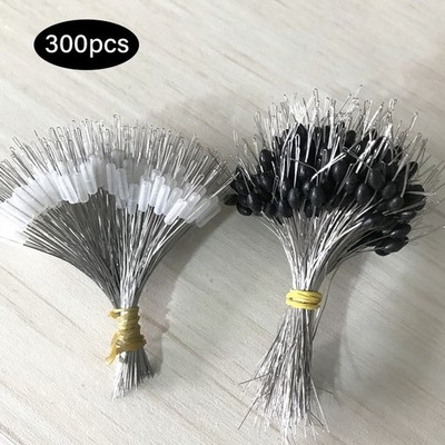 300pcs/lot Float Rubber Stopper Fishing Bobber Stopper Float Cylindrical Space
