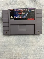 Ninja Warriors SNES Super Nintendo Entertainment  System TAITO Tested 1994 Nice!