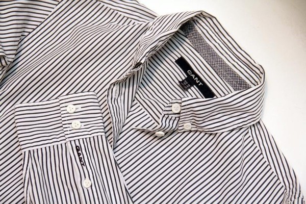 Women Gant Shirt Grey Cotton 38 / M / 46 #7YL7