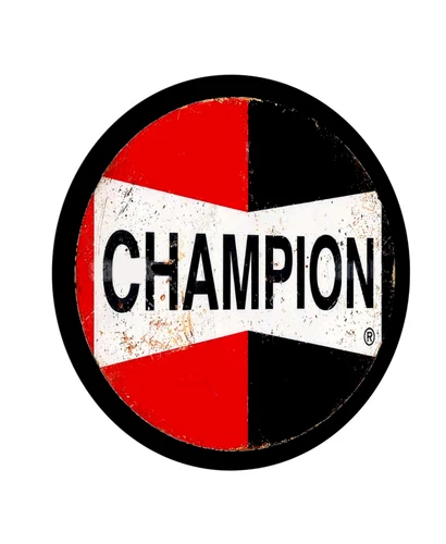 Champion Spark Plug Decal/Sticker/Garage Sign Vintage Replicas 70's Racing