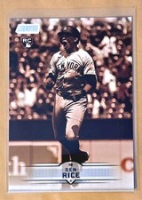 BEN RICE Rookie Topps Stadium Club Rookie Sepia RARE  #196 New York Yankees