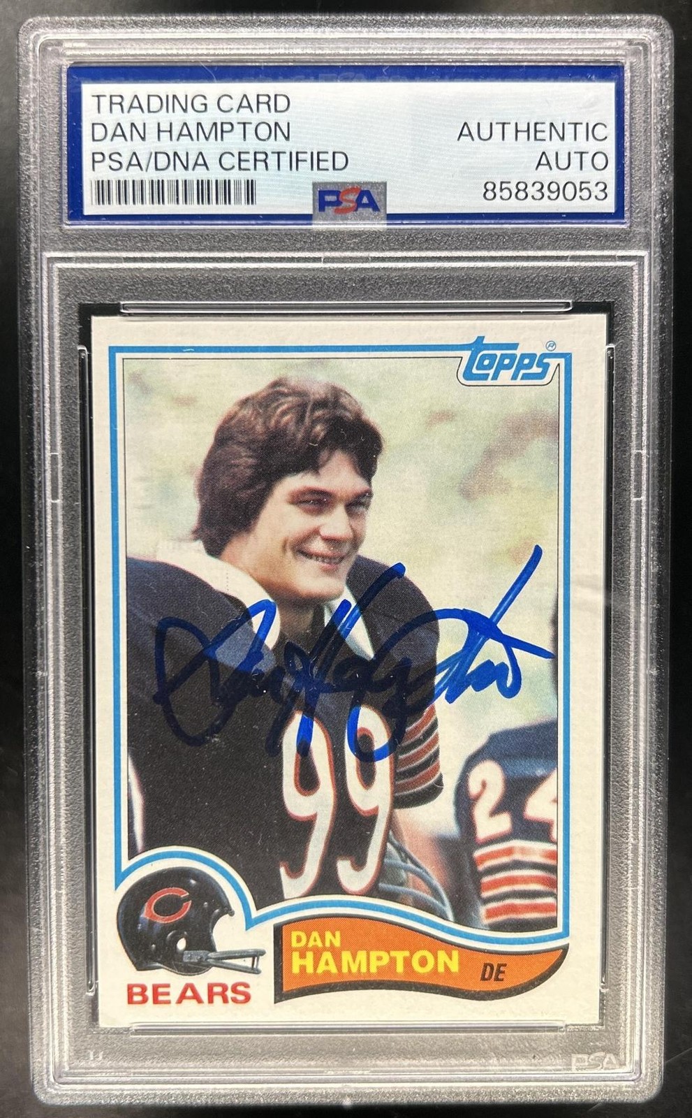 Trading Card Dan Hampton Auto Autograph PSA Authentic