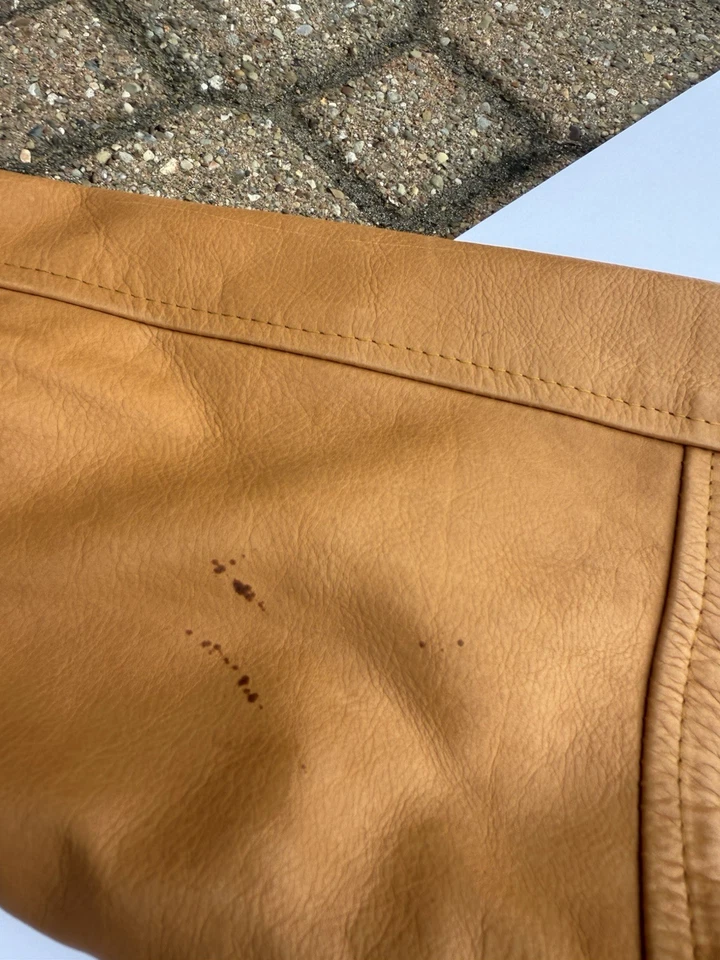 Chaqueta de bombardero universitaria vintage 2000’s GAME Sportswear para hombre 2XL - cuero genuino Foto 4 de 4