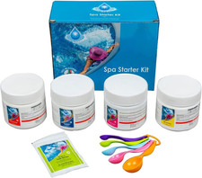 BLUE SPARKLE Chemical Starter Kit for Hot tub Spa Swimming Pool Water Cleaning T