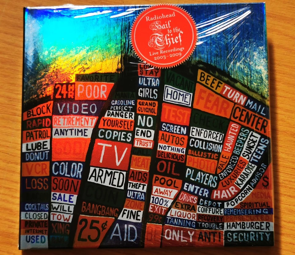RADIOHEAD LP Hail To The Thief Live Recordings RED VINYL Ltd 1st Edn New Sealed - Image 3 of 4